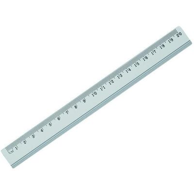 GrandHall, Lineal, Aluminiumlineal 20 cm GRAND (20 cm, Aluminium) GrandHall, Lineal, Aluminiumlineal 20 cm GRAND (20 cm, Aluminium)