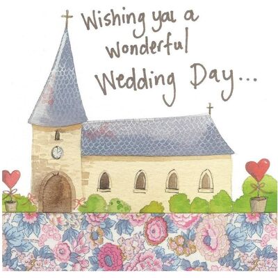 Teka, Grusskarte + Briefpapier, Hochzeitskarte S28 Kirche Teka, Grusskarte + Briefpapier, Hochzeitskarte S28 Kirche