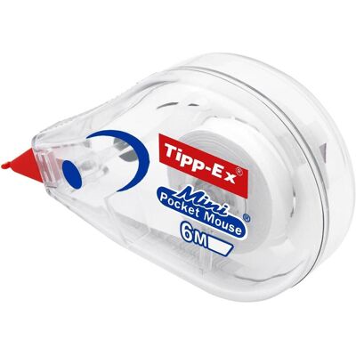 Bic, Korrekturmittel, Korrekturband Mini Pocket Mouse 5 mm x 6 m, in einer Packung mit 10 Stück. 512085 Bic, Korrekturmittel, Korrekturband Mini Pocket Mouse 5 mm x 6 m, in einer Packung mit 10 Stück. 512085