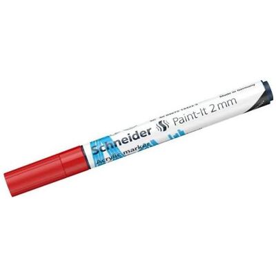 Schneider, Marker, Acrylmarker Paint-It 310 2mm rot (1x) Schneider, Marker, Acrylmarker Paint-It 310 2mm rot (1x)