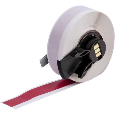 Brady, Etikettenrolle, M6C-500-439-RD, Vinyl, Rot, glänzend, 12.70 mm x 15.24 m, permanent, Endlos (19.05 mm) Brady, Etikettenrolle, M6C-500-439-RD, Vinyl, Rot, glänzend, 12.70 mm x 15.24 m, permanent, Endlos (19.05 mm)