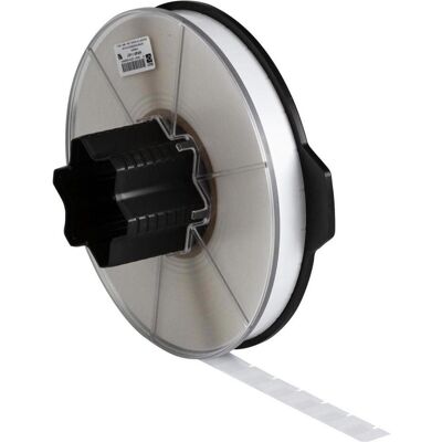 Brady, Etikettenrolle, WRAP-1-427, Vinyl, matt, Weiss/Transparent, 12,7 x 9,53(19,05)mm, selbstlaminierend, permanen (20.07 mm) Brady, Etikettenrolle, WRAP-1-427, Vinyl, matt, Weiss/Transparent, 12,7 x 9,53(19,05)mm, selbstlaminierend, permanen (20.07 mm)