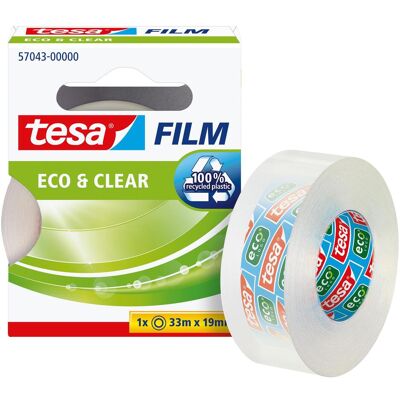 tesa, Klebeband, tesafilm ECO & CLEAR, lösungsmittelfrei und alterungsbeständig (19 mm) tesa, Klebeband, tesafilm ECO & CLEAR, lösungsmittelfrei und alterungsbeständig (19 mm)