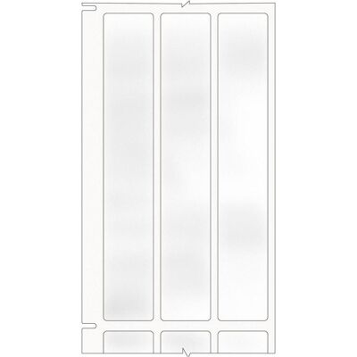 Brady, Etikettenrolle, THTTL-3-430, Polyester, Transparent, glänzend, 21.00 x 129.00 mm, permanent, 3-bahnig, in Ve Brady, Etikettenrolle, THTTL-3-430, Polyester, Transparent, glänzend, 21.00 x 129.00 mm, permanent, 3-bahnig, in Ve