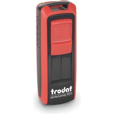 Trodat, Stempel, Pocket Printy 9511 Schwarz/Rot Trodat, Stempel, Pocket Printy 9511 Schwarz/Rot