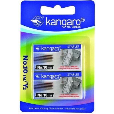 Kangaro, Büroklammer, Heftklammern, 2x1000 stück, blister (2x) Kangaro, Büroklammer, Heftklammern, 2x1000 stück, blister (2x)