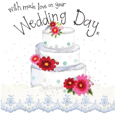 Teka, Grusskarte + Briefpapier, Hochzeitskarte S298 Kuchen Teka, Grusskarte + Briefpapier, Hochzeitskarte S298 Kuchen