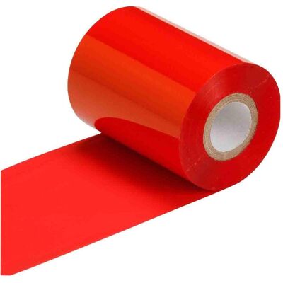 Brady, Etikettenrolle, R-4402R, Harz-Farbband, Rot, 83.00 mm x 300.00 m, f. THT Bradyprinter (83 mm) Brady, Etikettenrolle, R-4402R, Harz-Farbband, Rot, 83.00 mm x 300.00 m, f. THT Bradyprinter (83 mm)