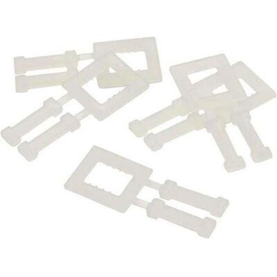 Transpak, Büroklammer, Kunststoffklammer f.Bandbreite 13mm weiss (1000x) Transpak, Büroklammer, Kunststoffklammer f.Bandbreite 13mm weiss (1000x)