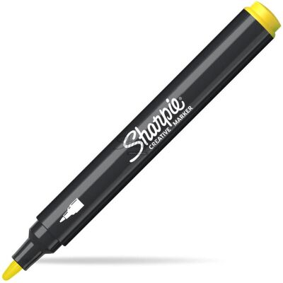 Sharpie, Marker, Kreativmarker Rundspitze Acryl gelb (1x) Sharpie, Marker, Kreativmarker Rundspitze Acryl gelb (1x)
