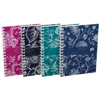 Magni, Heft + Block, Oxford Spiral Notizbuch Romance kariert 100 Seiten DIN A6 4fach sortiert (A6, Kariert) Magni, Heft + Block, Oxford Spiral Notizbuch Romance kariert 100 Seiten DIN A6 4fach sortiert (A6, Kariert)