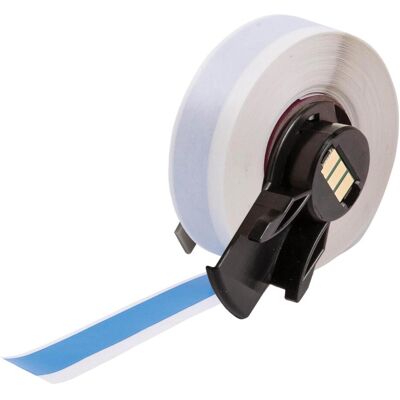 Brady, Etikettenrolle, M6C-500-439-BL, Vinyl, Blau, glänzend, 12.70 mm x 15.24 m, permanent, Endlos (19.05 mm) Brady, Etikettenrolle, M6C-500-439-BL, Vinyl, Blau, glänzend, 12.70 mm x 15.24 m, permanent, Endlos (19.05 mm)