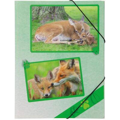 Magni, Mappe, PAGNA 21608-15 Gummizugmappe A4 PP Waldtiere 3 Einschlagklappen (A4, 1x) Magni, Mappe, PAGNA 21608-15 Gummizugmappe A4 PP Waldtiere 3 Einschlagklappen (A4, 1x)