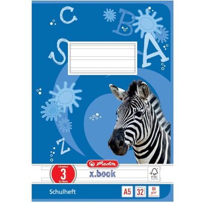 Herlitz, Heft + Block, Schulheft x.book, DIN A5, Lineatur 3 / liniert (A5, Liniert, Harter Einband) Herlitz, Heft + Block, Schulheft x.book, DIN A5, Lineatur 3 / liniert (A5, Liniert, Harter Einband)