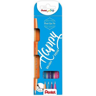 Pentel, Malstifte, PentelArts Faserschreiber Brush Sign Pen, 4er Etui, Colour (4x) Pentel, Malstifte, PentelArts Faserschreiber Brush Sign Pen, 4er Etui, Colour (4x)