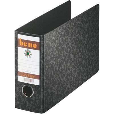 Bene, Ordner, Spezial Ordner schwarz marmoriert Karton 7,5 cm DIN A5 quer (A5, 75 mm, 1 Stk.) Bene, Ordner, Spezial Ordner schwarz marmoriert Karton 7,5 cm DIN A5 quer (A5, 75 mm, 1 Stk.)
