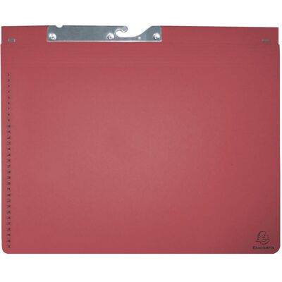 Exacompta, Mappe, 25 Pendelhefter Karton rot 1 x Amtsheftung / kaufmännische Heftung (A4, 25x) Exacompta, Mappe, 25 Pendelhefter Karton rot 1 x Amtsheftung / kaufmännische Heftung (A4, 25x)