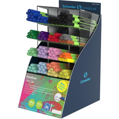 Schneider, Kasse, Display Fineliner Line-Up Schneider, Kasse, Display Fineliner Line-Up