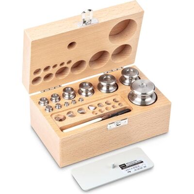Kern, Feinwaage, 343-05 M1 Gewichtsatz, 1 mg - 500 g Edelstahl, im Holzetui (343-05) Kern, Feinwaage, 343-05 M1 Gewichtsatz, 1 mg - 500 g Edelstahl, im Holzetui (343-05)