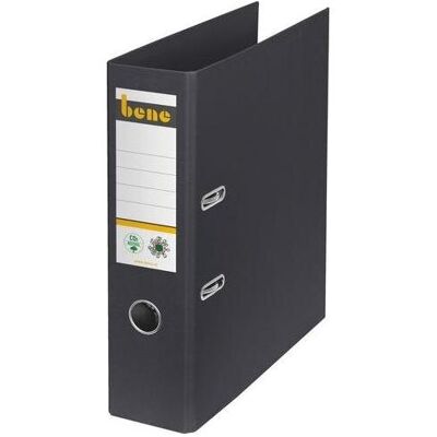 Bene, Ordner, No.1 Ordner schwarz stabile Pappe 8,0 cm DIN A4 (A4, 80 mm, 1 Stk.) Bene, Ordner, No.1 Ordner schwarz stabile Pappe 8,0 cm DIN A4 (A4, 80 mm, 1 Stk.)