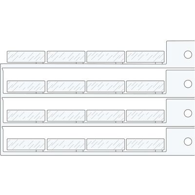 Brady, Etiketten, Fenster, 8 x 27 Brady, Etiketten, Fenster, 8 x 27