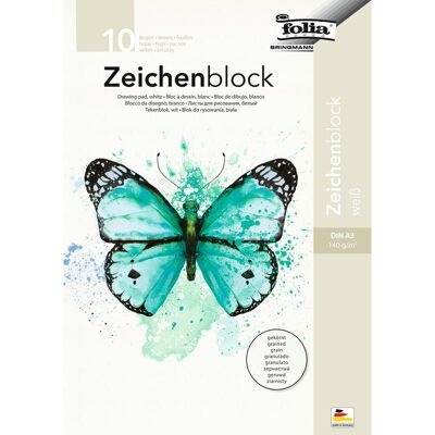 Folia, Heft + Block, Zeichenpapier Block gekörnt (A3, Weicher Einband) Folia, Heft + Block, Zeichenpapier Block gekörnt (A3, Weicher Einband)