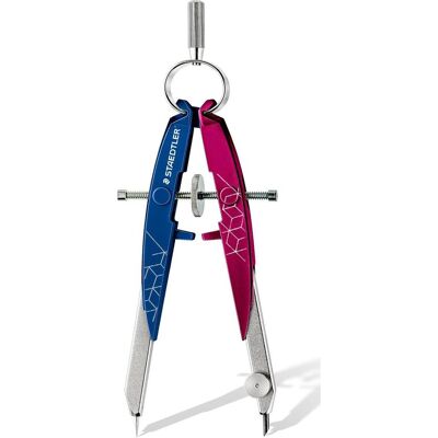Staedtler 556 00-MA2 Comfort Display, Zirkel, Blau, Violett, Silber, Mehrfarbig Staedtler 556 00-MA2 Comfort Display, Zirkel, Blau, Violett, Silber, Mehrfarbig