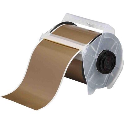 Brady, Etikettenrolle, B-595, Vinyl, Gold, 100mm x 30m, permanent, f. GlobalMark (101.60 mm) Brady, Etikettenrolle, B-595, Vinyl, Gold, 100mm x 30m, permanent, f. GlobalMark (101.60 mm)