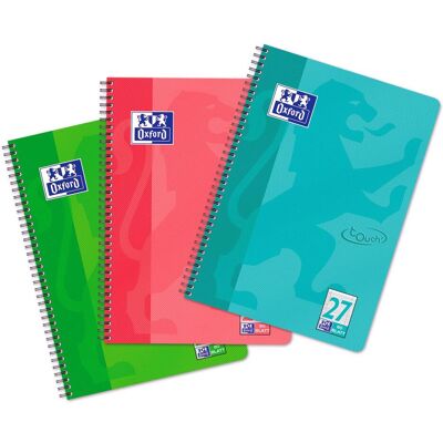 Oxford, Heft + Block, TOUCH - Collegeblock (A4, Liniert, Weicher Einband) Oxford, Heft + Block, TOUCH - Collegeblock (A4, Liniert, Weicher Einband)