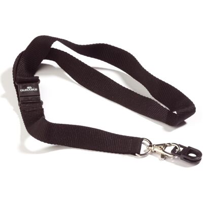 Durable, Informationsschild, Textilband CARD FIX Länge: 44 cm Farbe: schwarz Durable, Informationsschild, Textilband CARD FIX Länge: 44 cm Farbe: schwarz
