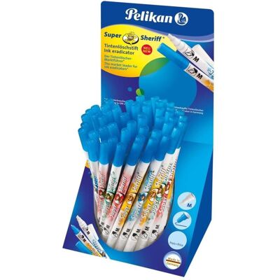 Pelikan Schreibstifte, Tintenlöscher Super Sheriff 258M, im Thekedisplay zwei Spitzen (50x) Pelikan Schreibstifte, Tintenlöscher Super Sheriff 258M, im Thekedisplay zwei Spitzen (50x)