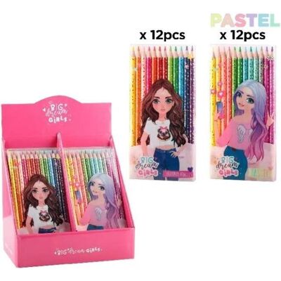 Teka, Malstifte, Bleistiftstifte 12 Farben BDGirls MIX (12x) Teka, Malstifte, Bleistiftstifte 12 Farben BDGirls MIX (12x)