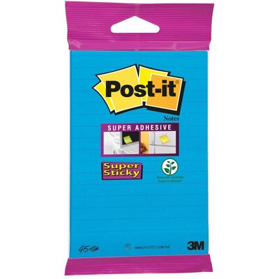 Post-it, Haftnotiz, Super Sticky (152 x 102 mm) Post-it, Haftnotiz, Super Sticky (152 x 102 mm)