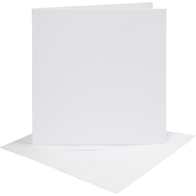 Creativ Company, Grusskarte + Briefpapier, Karten und Umschläge Weiss, 4 Stk. (4 Stk.) Creativ Company, Grusskarte + Briefpapier, Karten und Umschläge Weiss, 4 Stk. (4 Stk.)