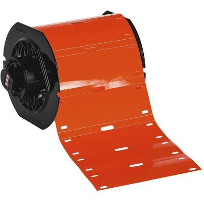 Brady, Etikettenrolle, B33-75x25-7598-RD, Kabelschilder, Polyester, Rot, matt, 75.00 x 25.00 mm, für BBP33/i3300/i5 (75 mm) Brady, Etikettenrolle, B33-75x25-7598-RD, Kabelschilder, Polyester, Rot, matt, 75.00 x 25.00 mm, für BBP33/i3300/i5 (75 mm)
