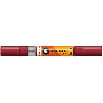 Molotow, Marker, Marqueur pour Maquettes - One4All Twin - Acrylique Bordeaux - 1,5/4mm - -086 - 15 cm (1x) Molotow, Marker, Marqueur pour Maquettes - One4All Twin - Acrylique Bordeaux - 1,5/4mm - -086 - 15 cm (1x)