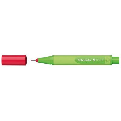 Schneider, Schreibstifte, Fineliner Link-It - Rot (10x) Schneider, Schreibstifte, Fineliner Link-It - Rot (10x)