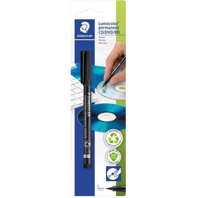 Magni, Marker, CD/DVD-Pen Lumocolor permanent schwarz (1x) Magni, Marker, CD/DVD-Pen Lumocolor permanent schwarz (1x)