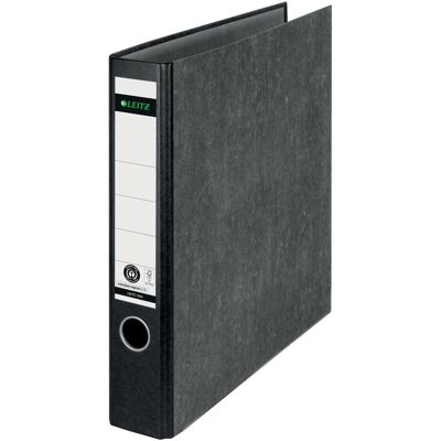 Leitz, Ordner, Wolkenmamor-Ordner, 180 Grad, DIN A4, 59 mm, schwarz Einband aus Pappe, aussen mit Wolkenmarmor (A4, 59 mm, 1 Stk.) Leitz, Ordner, Wolkenmamor-Ordner, 180 Grad, DIN A4, 59 mm, schwarz Einband aus Pappe, aussen mit Wolkenmarmor (A4, 59 mm, 1 Stk.)
