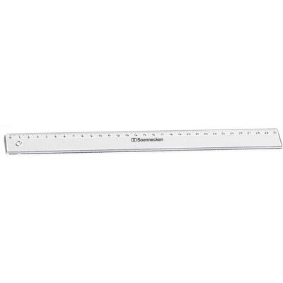 Soennecken, Lineal, Lineal Länge: 30 cm Werkstoff: Kunststoff (30 cm, Kunststoff) Soennecken, Lineal, Lineal Länge: 30 cm Werkstoff: Kunststoff (30 cm, Kunststoff)