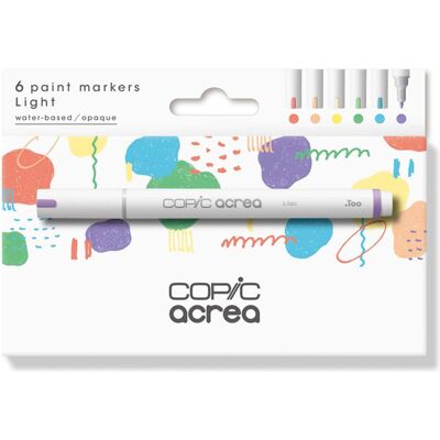 COPIC acrea Light Marker-Set - Farbvielfalt 0,8 mm COPIC acrea Light Marker-Set - Farbvielfalt 0,8 mm