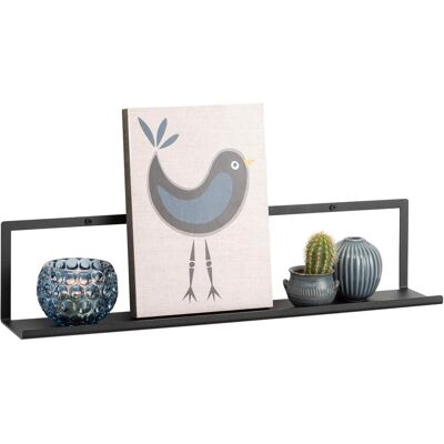 Naga, Schreibtisch Accessoire, Gallerihylde w metal'u 7,5 x 45 cm czarny Naga, Schreibtisch Accessoire, Gallerihylde w metal'u 7,5 x 45 cm czarny