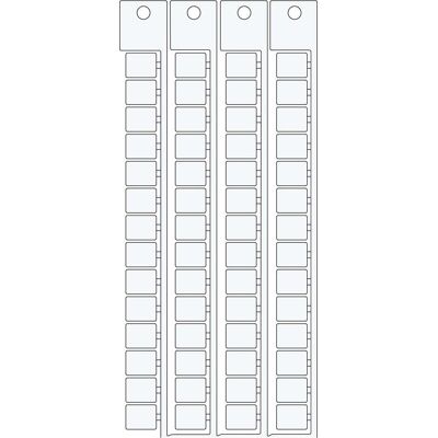 Brady, Etiketten, Terminal Block Tags - 8mm x Brady, Etiketten, Terminal Block Tags - 8mm x