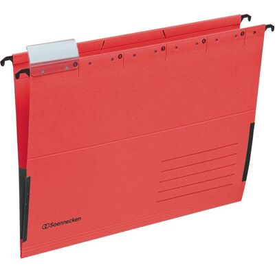 Soennecken, Mappe, Hängetaschen rot A4 Leinenfrösche 220g Recyclingkarton 25 St./Pack. (A4, 25x) Soennecken, Mappe, Hängetaschen rot A4 Leinenfrösche 220g Recyclingkarton 25 St./Pack. (A4, 25x)