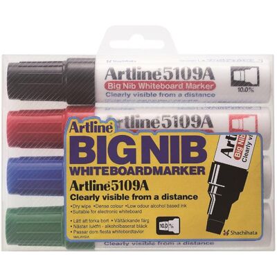 Artline, Marker, Whiteboardpenne 5109A BIG 4/saet (4x) Artline, Marker, Whiteboardpenne 5109A BIG 4/saet (4x)
