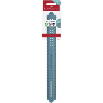 Faber-Castell, Lineal, Lineal Sparkle, 30 cm. Farbe: ocean (30 cm, Kunststoff) Faber-Castell, Lineal, Lineal Sparkle, 30 cm. Farbe: ocean (30 cm, Kunststoff)
