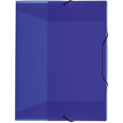 Idena, Mappe, Heftbox A4 Gummizug PP transluzent blau (A4, 1x) Idena, Mappe, Heftbox A4 Gummizug PP transluzent blau (A4, 1x)