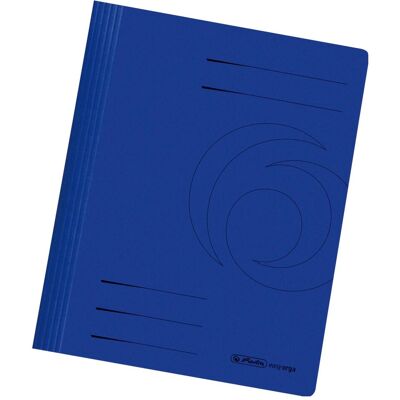 Herlitz, Mappe, Schnellhefter easyorga, DIN A4, Manilakarton, blau dunkelblau, 240 g-qm, gebrauchsfertig gefaltet, M (A4, 10x) Herlitz, Mappe, Schnellhefter easyorga, DIN A4, Manilakarton, blau dunkelblau, 240 g-qm, gebrauchsfertig gefaltet, M (A4, 10x)