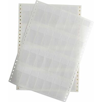 Brady, Etikettenrolle, DAT-185-292-1, selbstlaminerendes Vinyl, Weiss/Transparent, matt, 25,4 x 19,05(63,5)mm, perma Brady, Etikettenrolle, DAT-185-292-1, selbstlaminerendes Vinyl, Weiss/Transparent, matt, 25,4 x 19,05(63,5)mm, perma