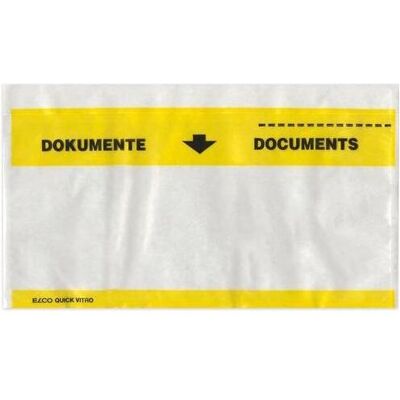 Elco, Versandtasche + Luftpolstertasche, Dokumententaschen Quick Vitro Polyethylen C5/6 (250 Stk.) Elco, Versandtasche + Luftpolstertasche, Dokumententaschen Quick Vitro Polyethylen C5/6 (250 Stk.)